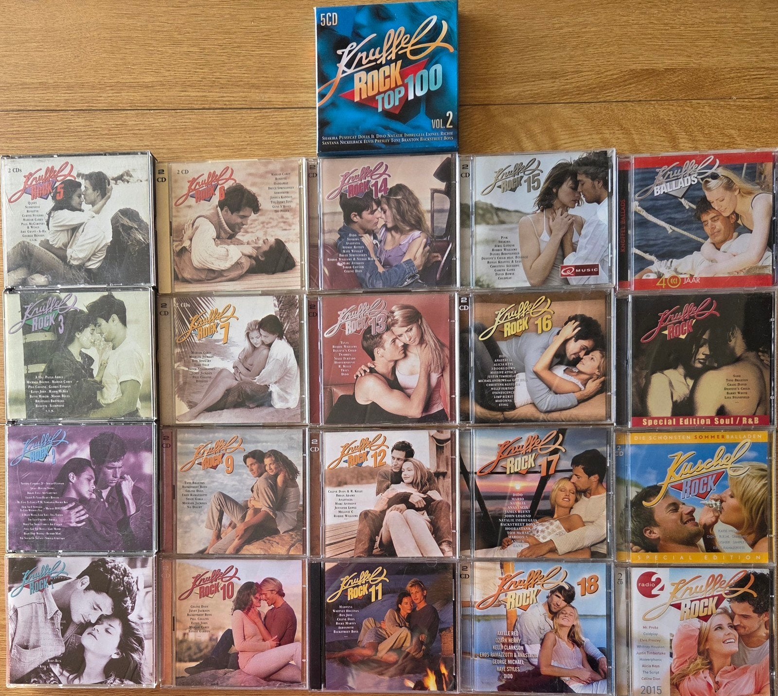 lot knuffelrock 42 cd's, Ophalen of Verzenden