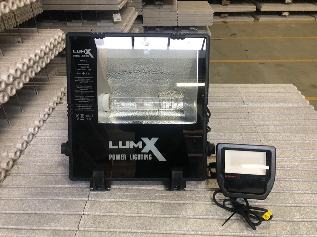 Werflamp Lumx & Ledvance osram 20W, Ophalen, Nieuw, 200 tot 500 watt, Lamp met armatuur