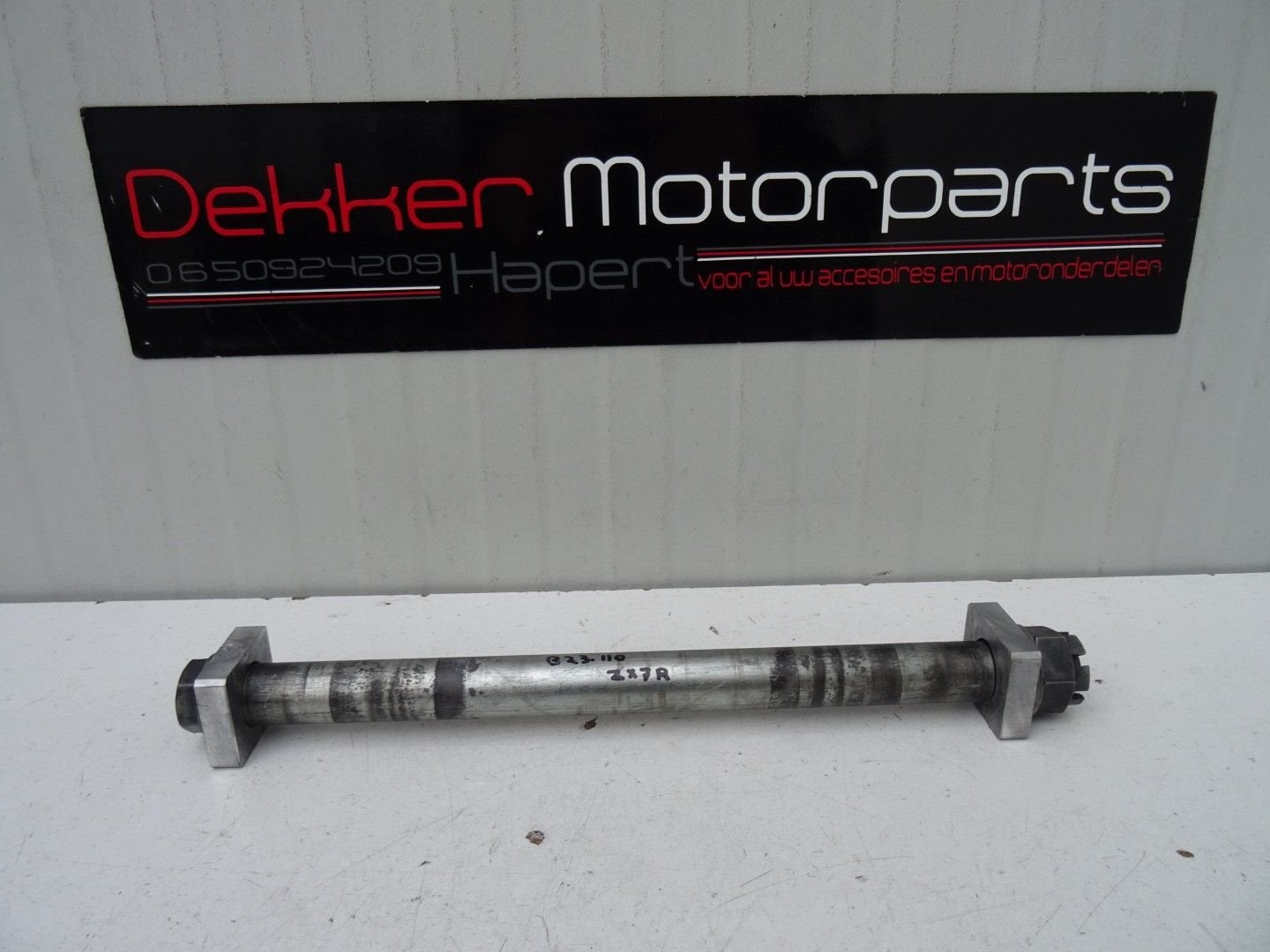 Achter As / Wheel Axle Kawasaki ZX7R Ninja 1996-1997-2003, Motoren, Gebruikt, -, -, Ophalen of Verzenden
