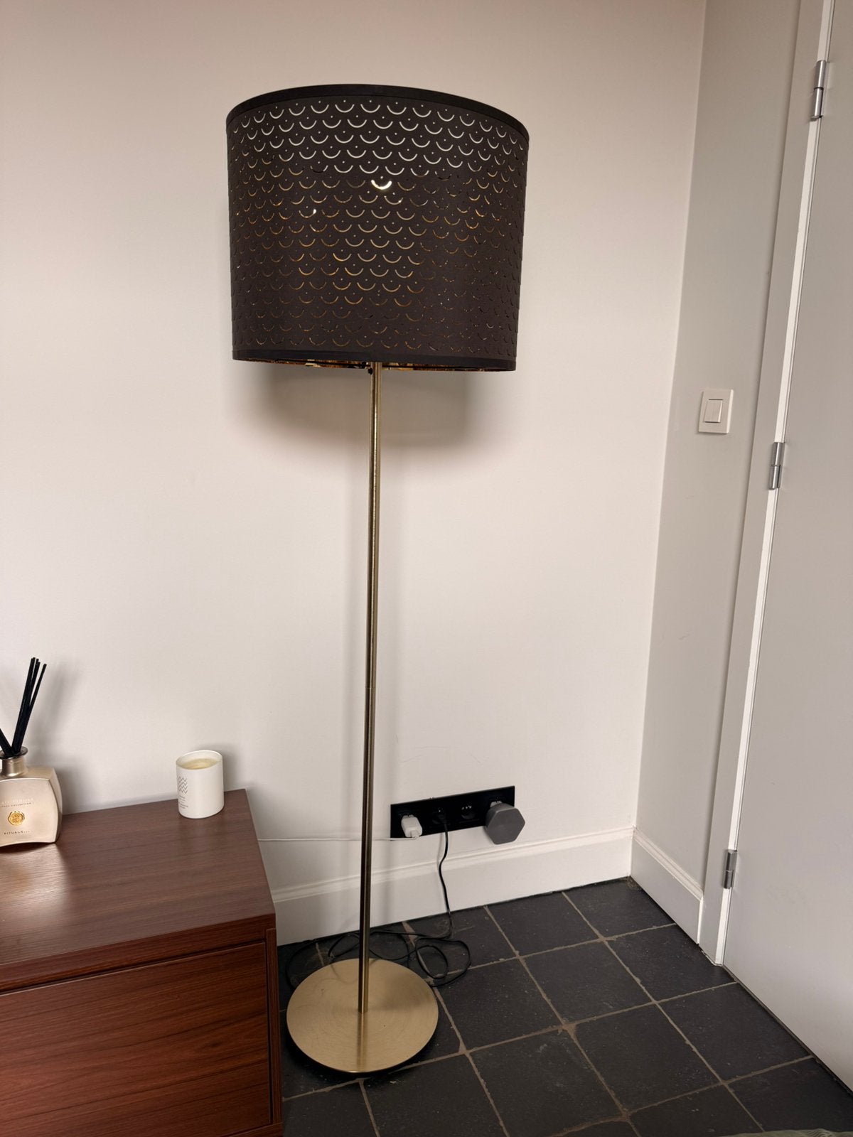 Stalamp Ikea, Huis en Inrichting, Lampen | Vloerlampen, Ophalen, Kunststof, 100 tot 150 cm, E27 (groot)