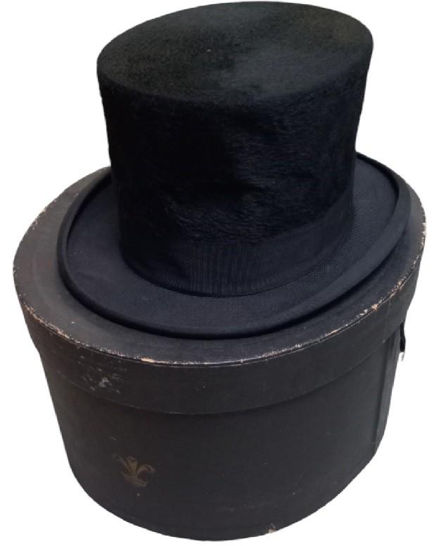 Francy-Tailor hoge hoed. zwarte kleur, fluweel, Kleding | Heren, Hoeden en Petten, Hoed, B, Ophalen of Verzenden, Gedragen