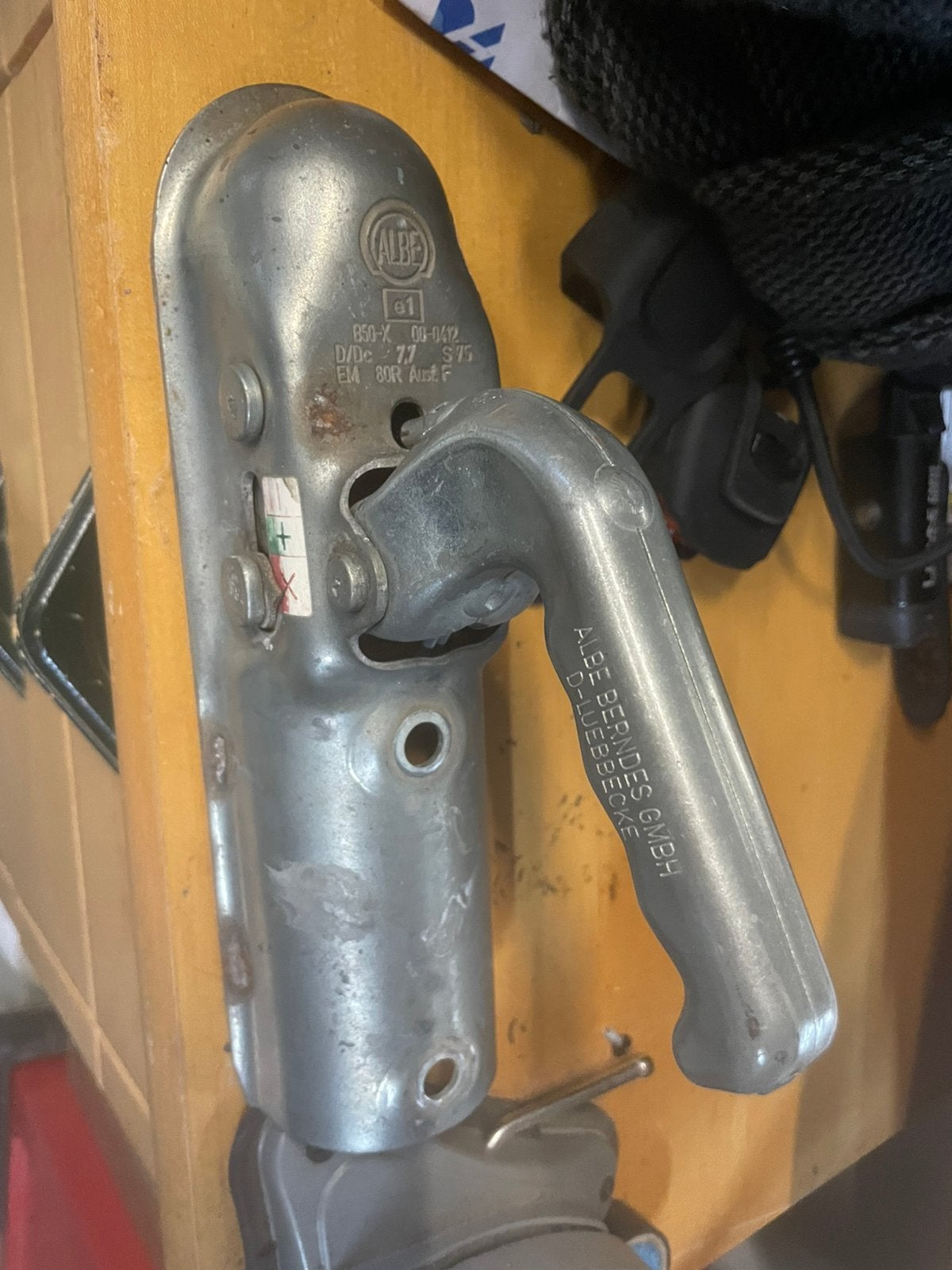 Dissel + disselslot, Ophalen
