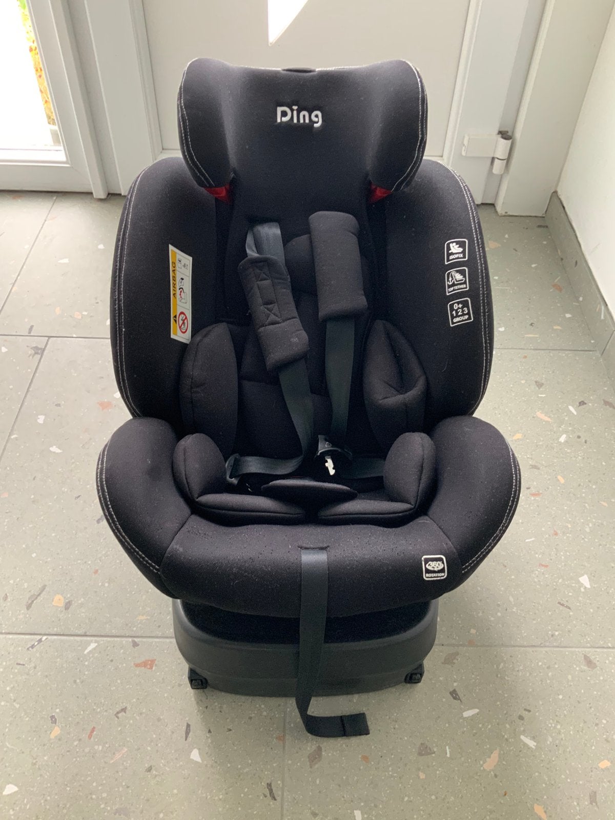 Siège auto Ding 1-2-3 rotatif à 360 avec fixation Isofix, Enfants & Bébés, Sièges auto, Autres marques, 0 à 18 kg, Dossier réglable