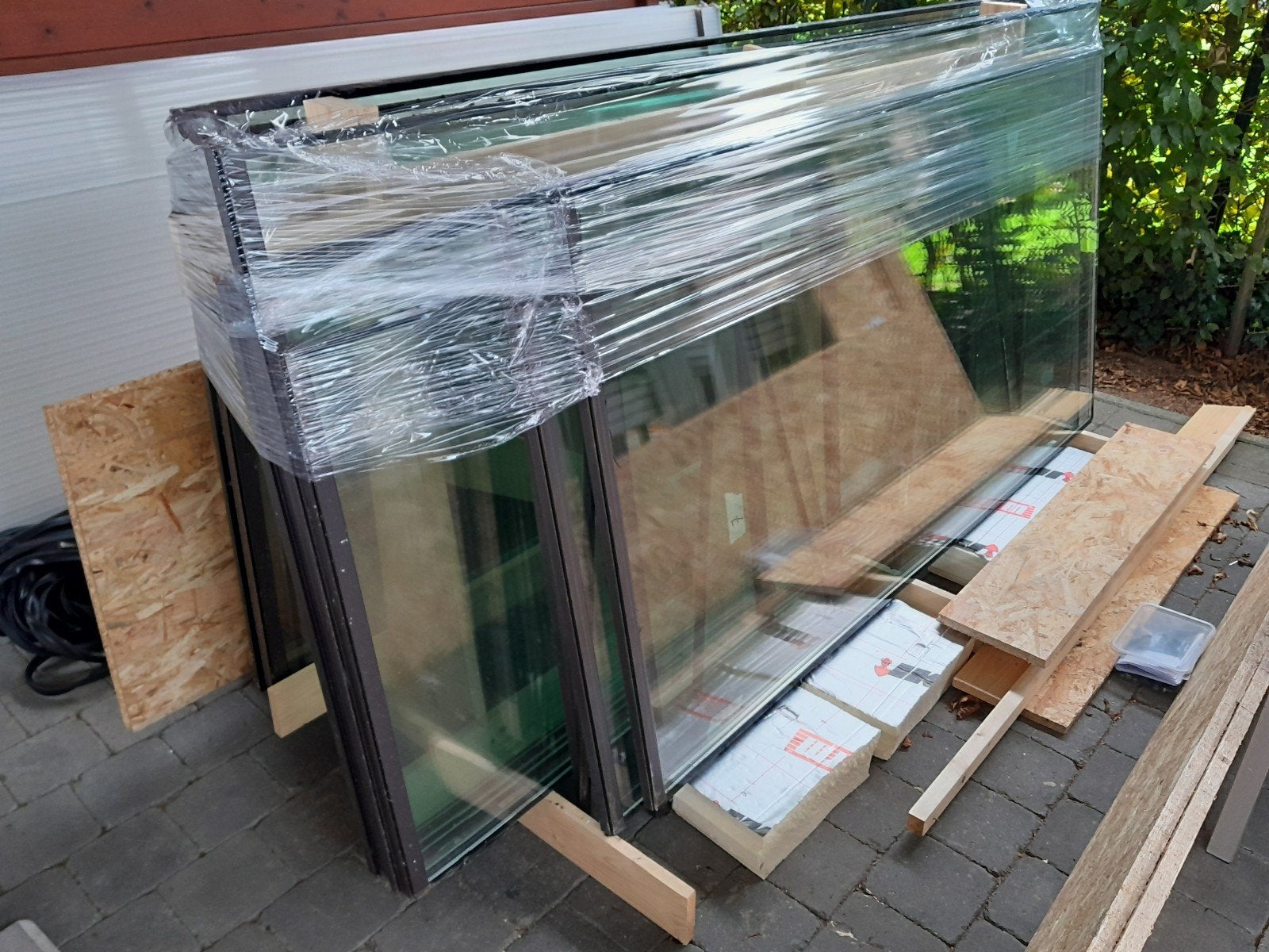 HR gelaagd veiligheids glas 18mm getint van veranda geweest., Bricolage & Construction, Enlèvement