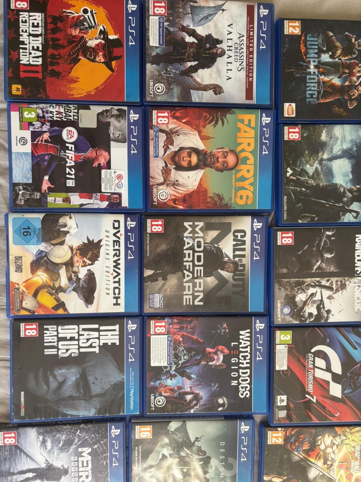 Plein de jeux PS4 ( Détaille dans la description), Consoles de jeu & Jeux vidéo, Enlèvement, Comme neuf