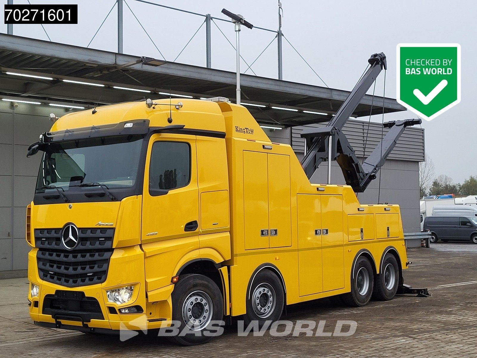 Mercedes Arocs 4158 8X4 NEW! Miller Industries Century 6035, Auto's, Automaat, Leder en Stof, Bedrijf, Diesel