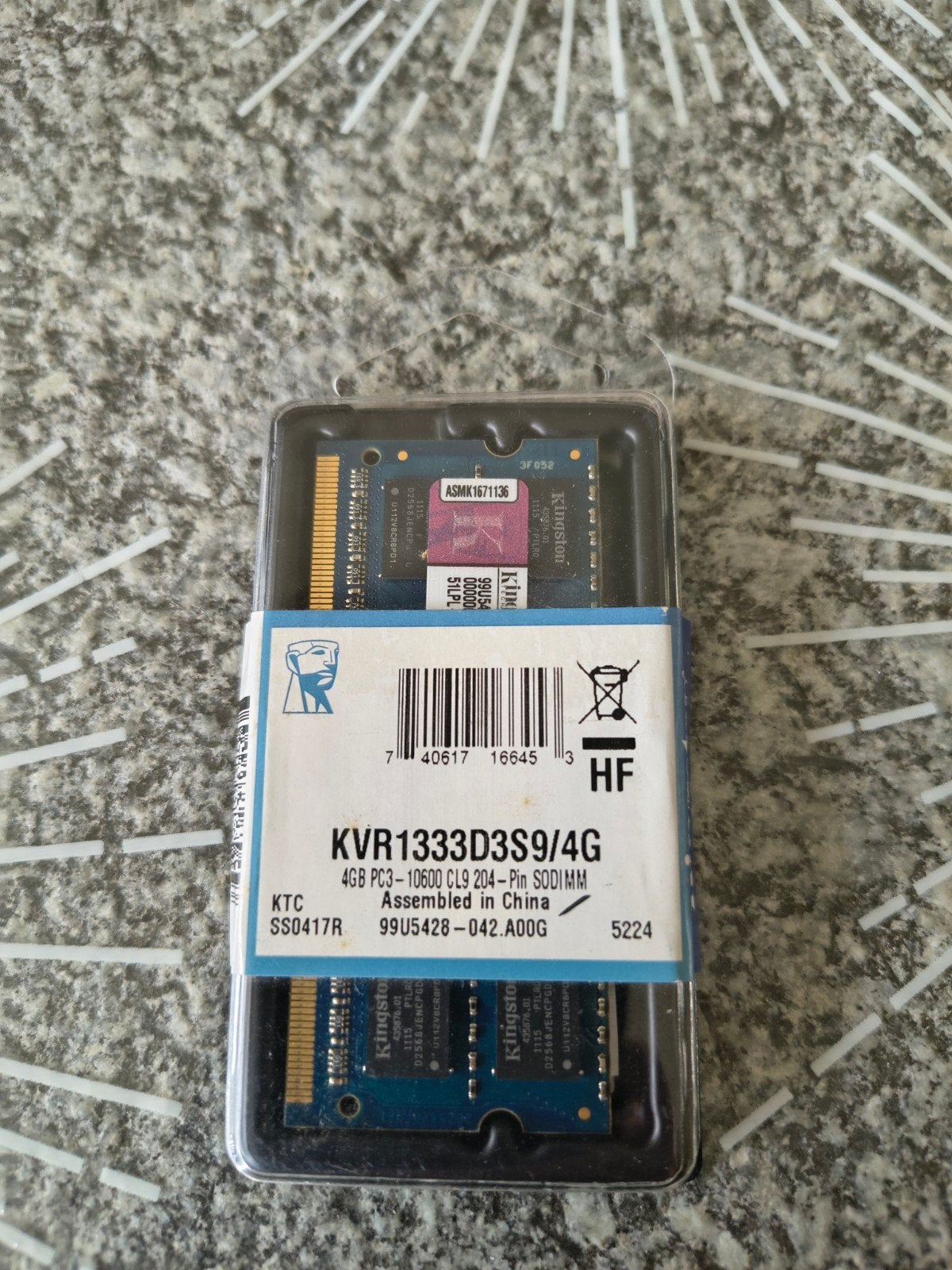 Kingston Technology ValueRAM, Computers en Software, RAM geheugen, Ophalen, Gebruikt, DDR3, Laptop