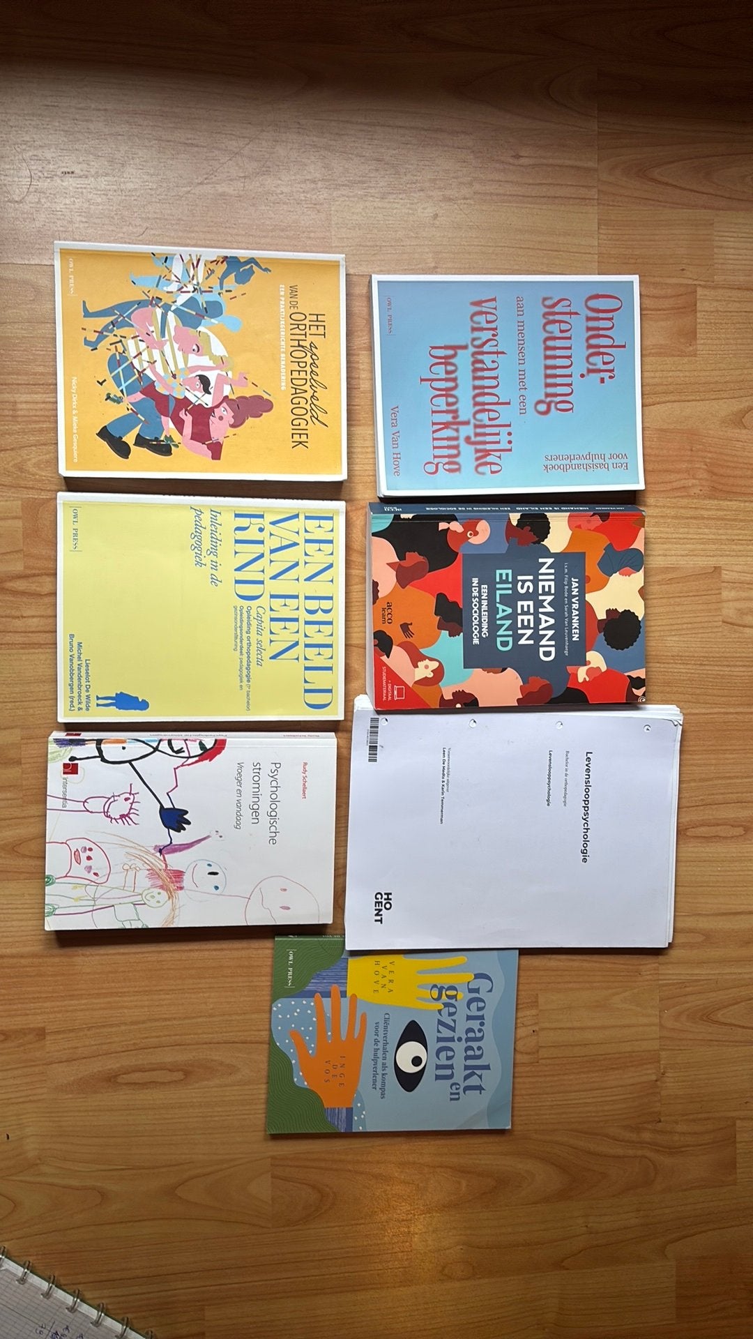 Orthopedagogie eerste jaar HOGENT - 7 van de 13 boeken, Ophalen, Nederlands, Rudy Schellaert