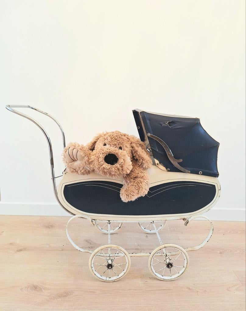 Oude midcentury poppenwagen Souplex, Antiek en Kunst, Ophalen
