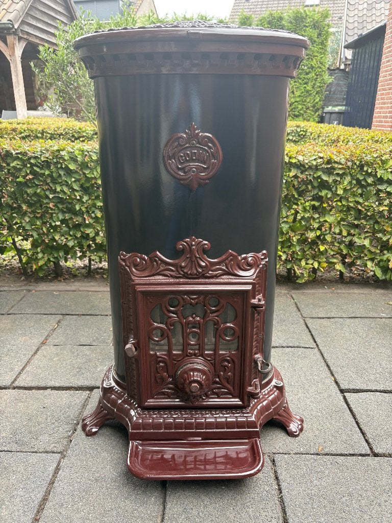 Prachtige Godin houtkachel en/of kolen 10 KW verwarmd 350m3, Ophalen, Overige brandstoffen, Zo goed als nieuw, Vrijstaand