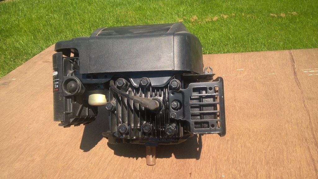 grasmaaier motor, Ophalen