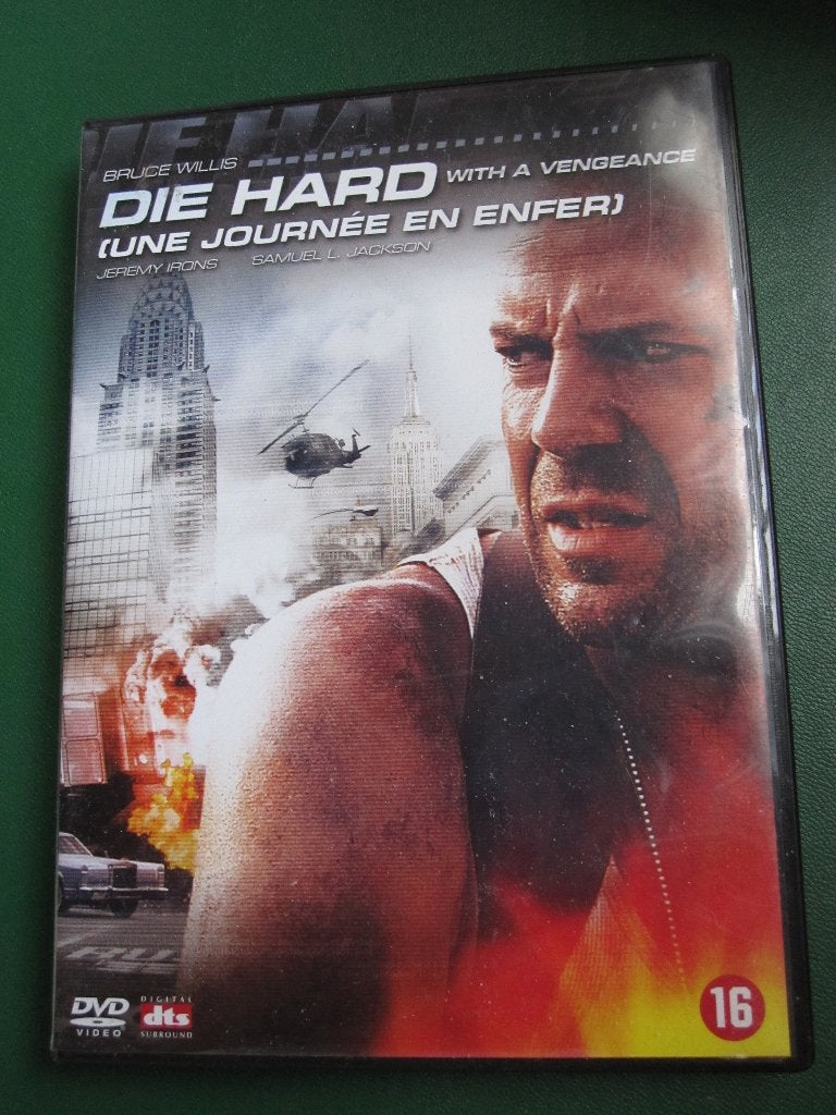 Die Hard with a Vengeance (1995) 2 disques, CD & DVD, Enlèvement ou Envoi, Néerlandais, Comme neuf, Thriller d'action