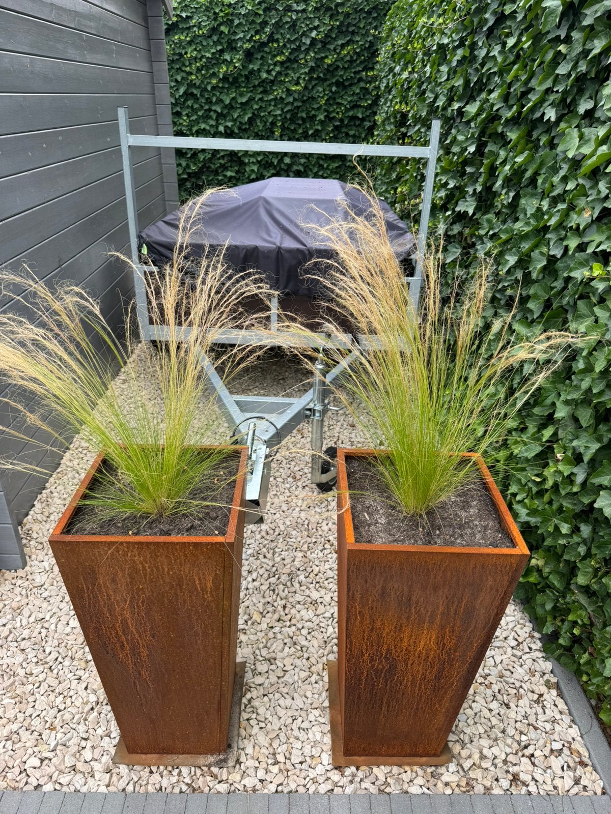 Jardinière en acier, Enlèvement ou Envoi, Neuf, Autres matériaux, Jardin