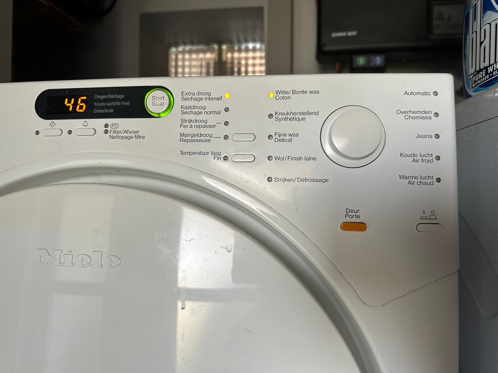 Miele droogkast met buitenafvoer, Elektronische apparatuur, Ophalen, Gebruikt