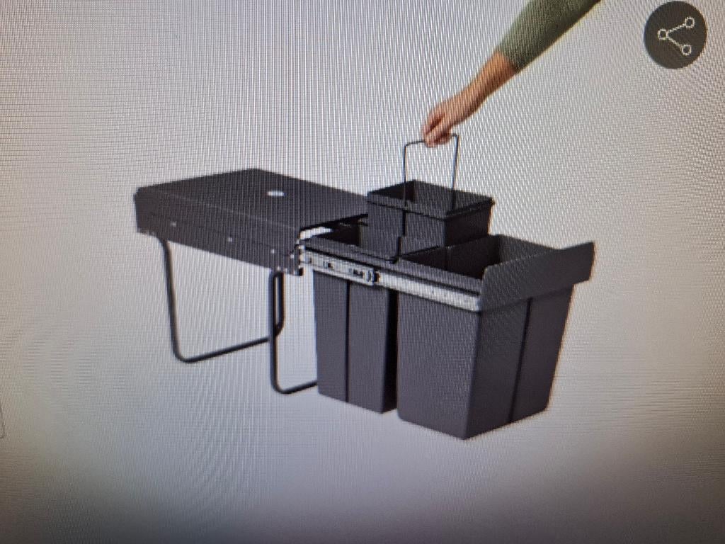 Inbouwvuilbak, Ophalen, Zo goed als nieuw