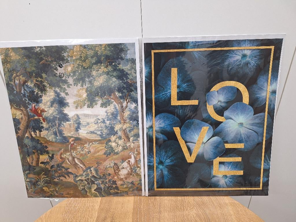 prent schilderij, Antiek en Kunst, Ophalen