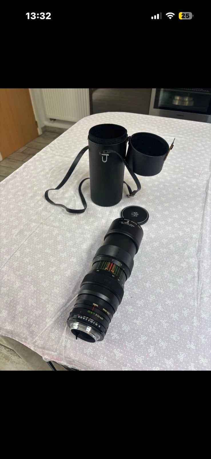 Objectif sigma, Canon FD, Téléobjectif, Enlèvement, Utilisé