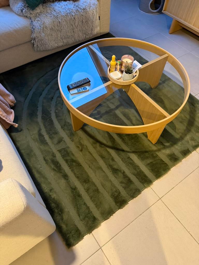 Tapis vert, Enlèvement, Comme neuf, Vert