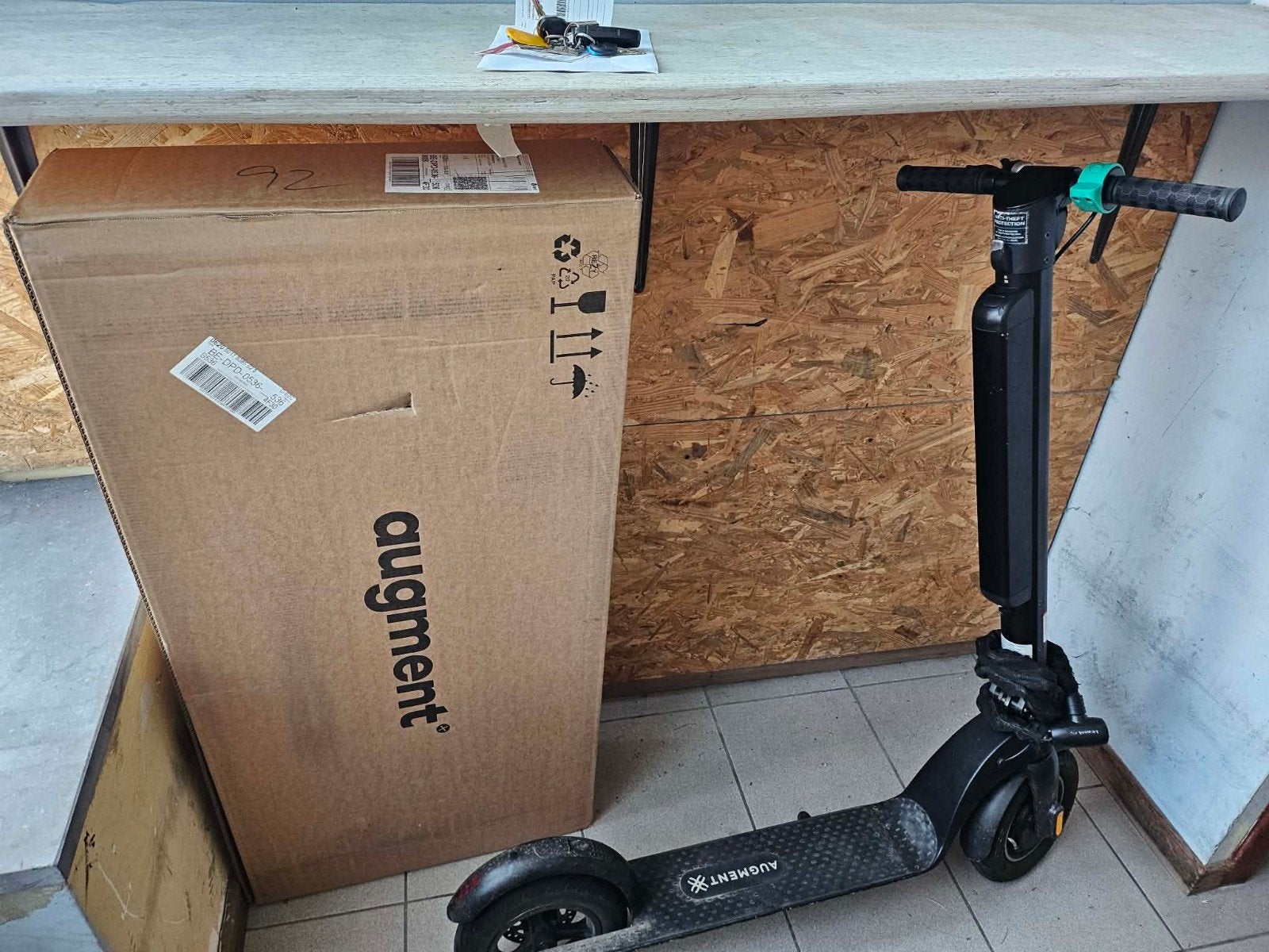 ES 210 Super LR Elektrische Step, Vélos & Vélomoteurs, Enlèvement ou Envoi, Comme neuf, Step électrique (E-scooter), Augement
