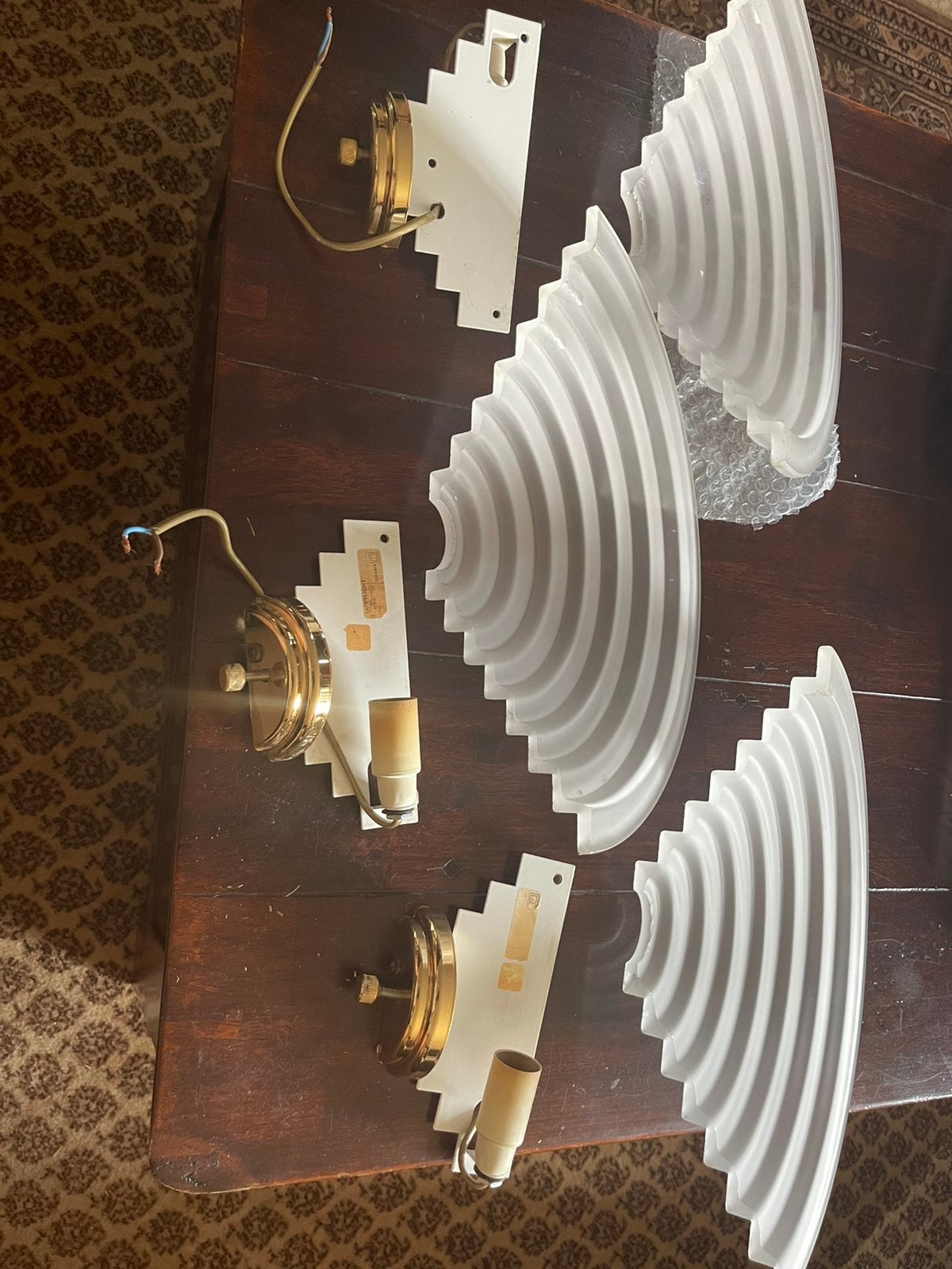 Wandlampen (3 stuks), Huis en Inrichting, Lampen | Wandlampen, Ophalen, Gebruikt, E14 (klein), Wandlamp