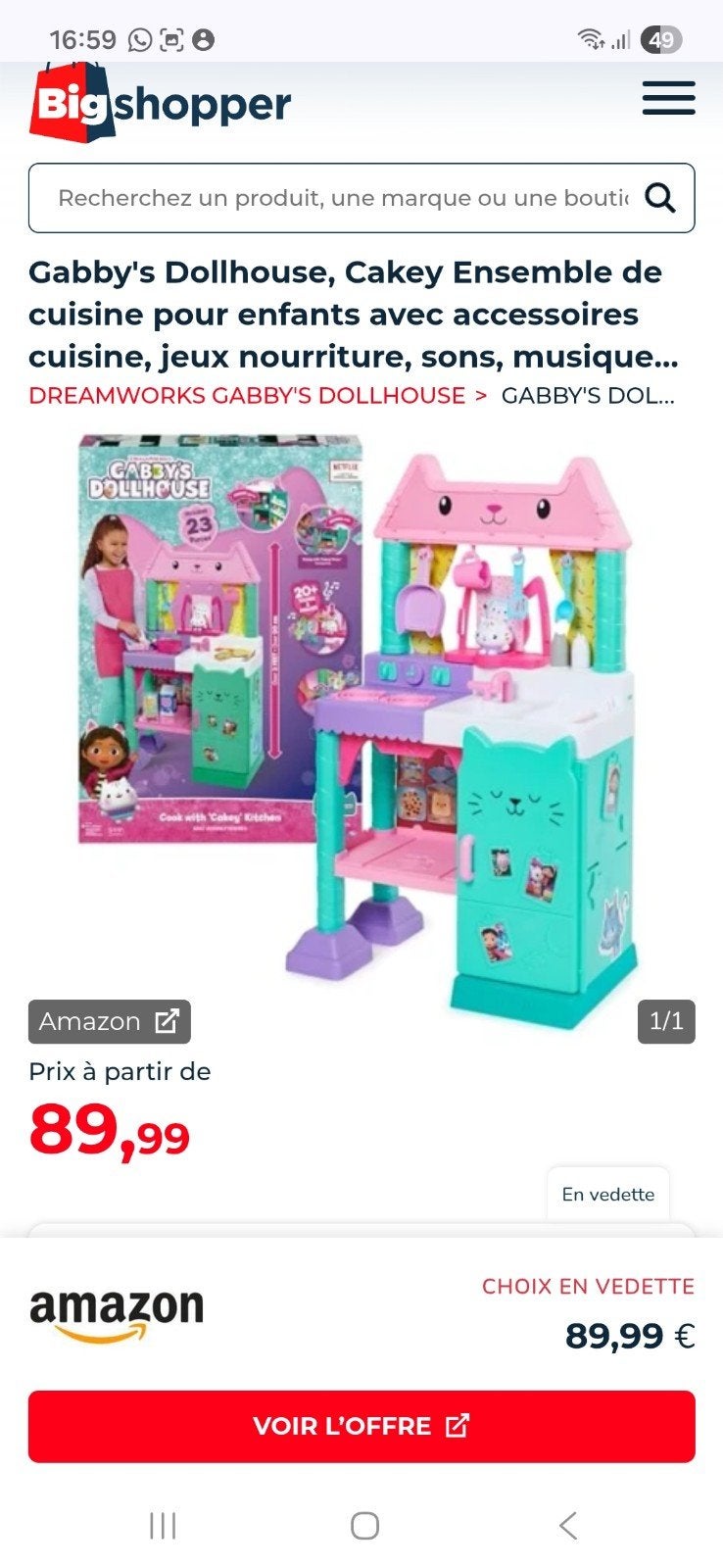 Gabby Kitchen en het magische huis Gabby's poppenhuis