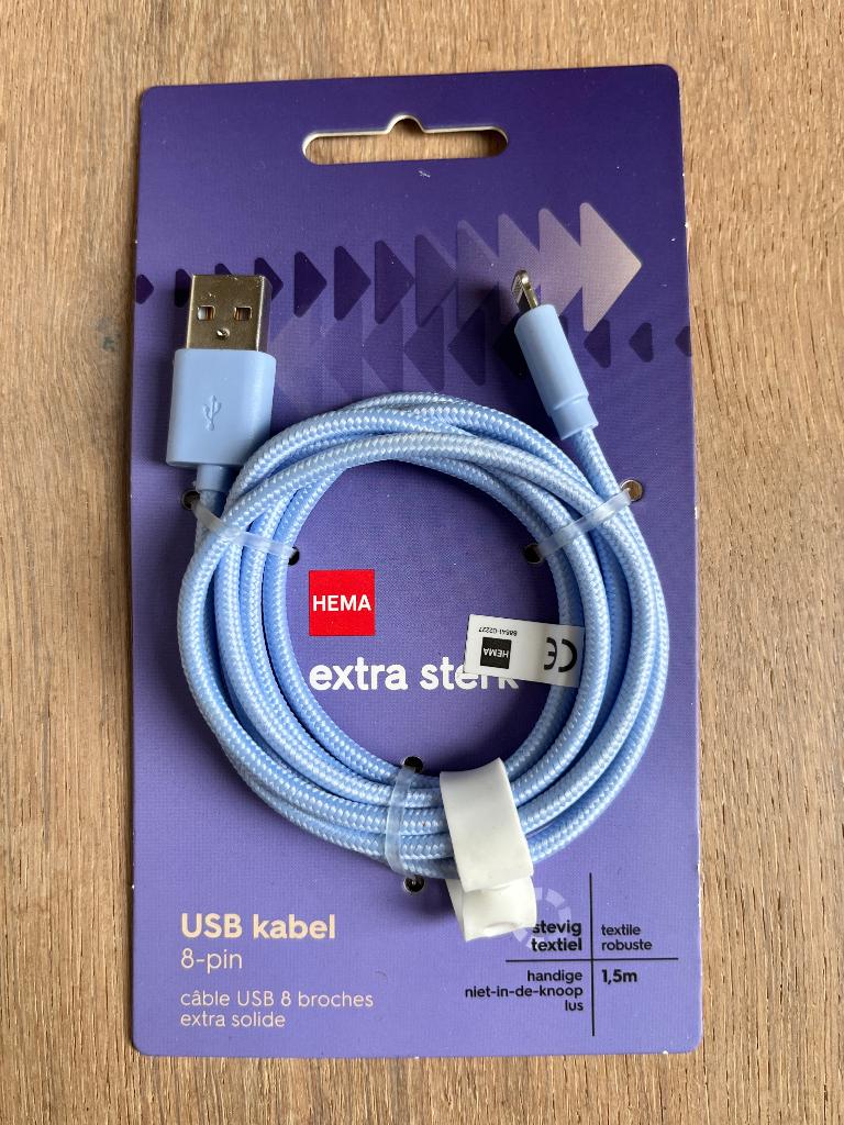 Nieuwe iPhone kabel 1,5m, Ophalen, Nieuw