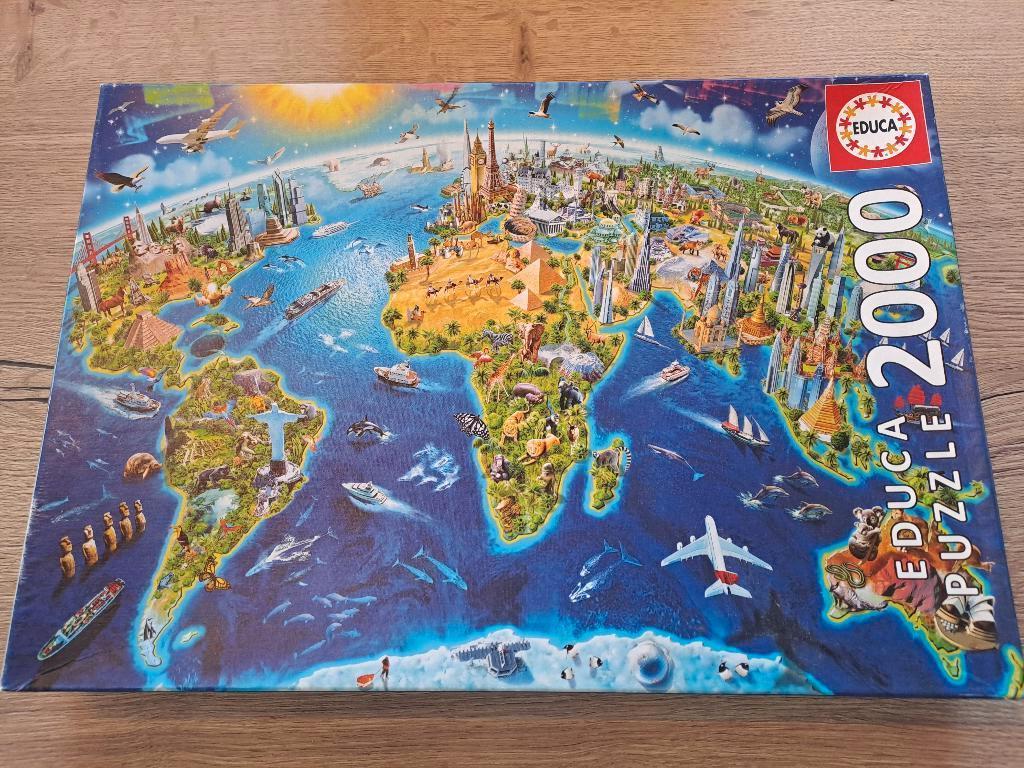 Puzzel 2000 stukjes, Ophalen, Meer dan 1500 stukjes, Gebruikt, Legpuzzel