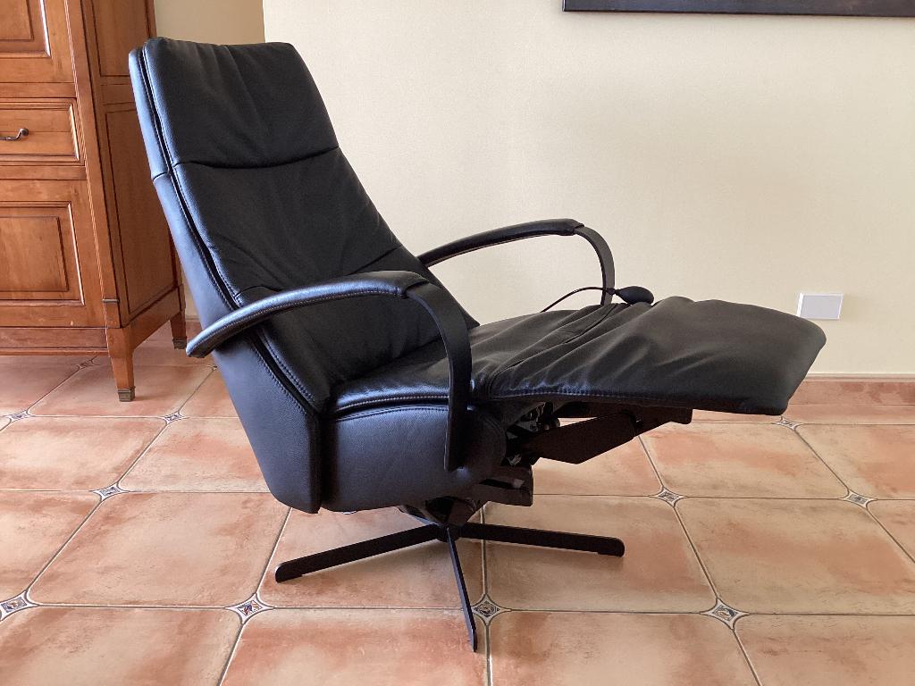 Luxe sta-op relax Promonent(modern design)ZGAN, Ophalen, Zo goed als nieuw, Leer, Hukla himolla revilax medilax senioren relax