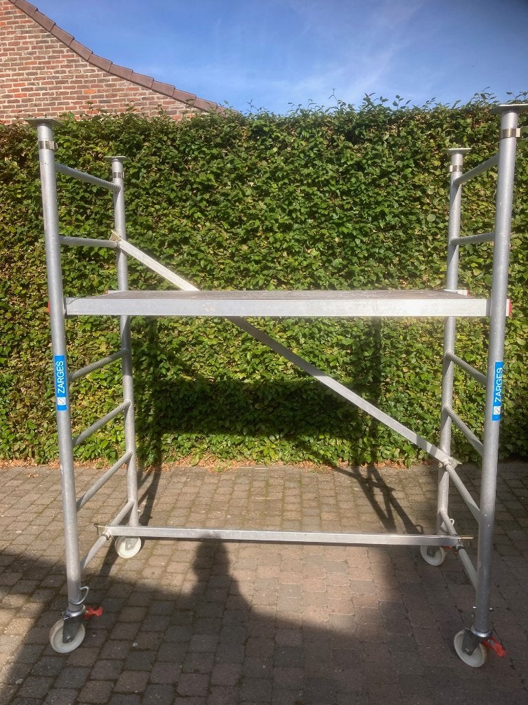 Zarges Aluminium Rolsteiger 75 x 157 x 192 cm, Ophalen, Gebruikt, Rolsteiger of Kamersteiger, Minder dan 2 meter
