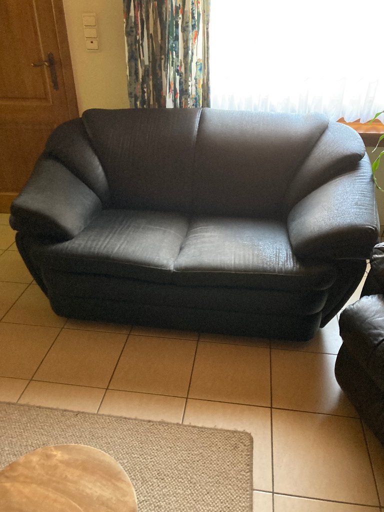 Zetel 2 personen, Huis en Inrichting, Zetels | Zetels, Ophalen, Kunststof, Gebruikt, 100 tot 125 cm