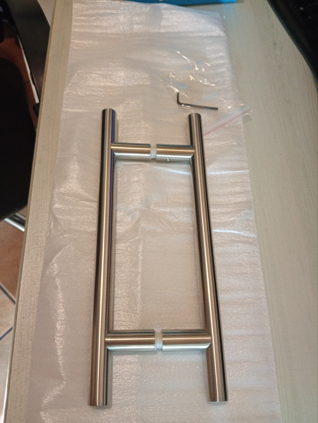 Verrou de porte en verre, Bricolage & Construction, Sanitaire, Enlèvement ou Envoi, Neuf, Inox, Douche
