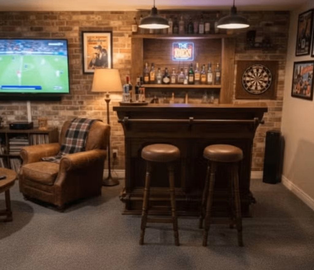 bar barmeubel mancave, Ophalen, Gebruikt
