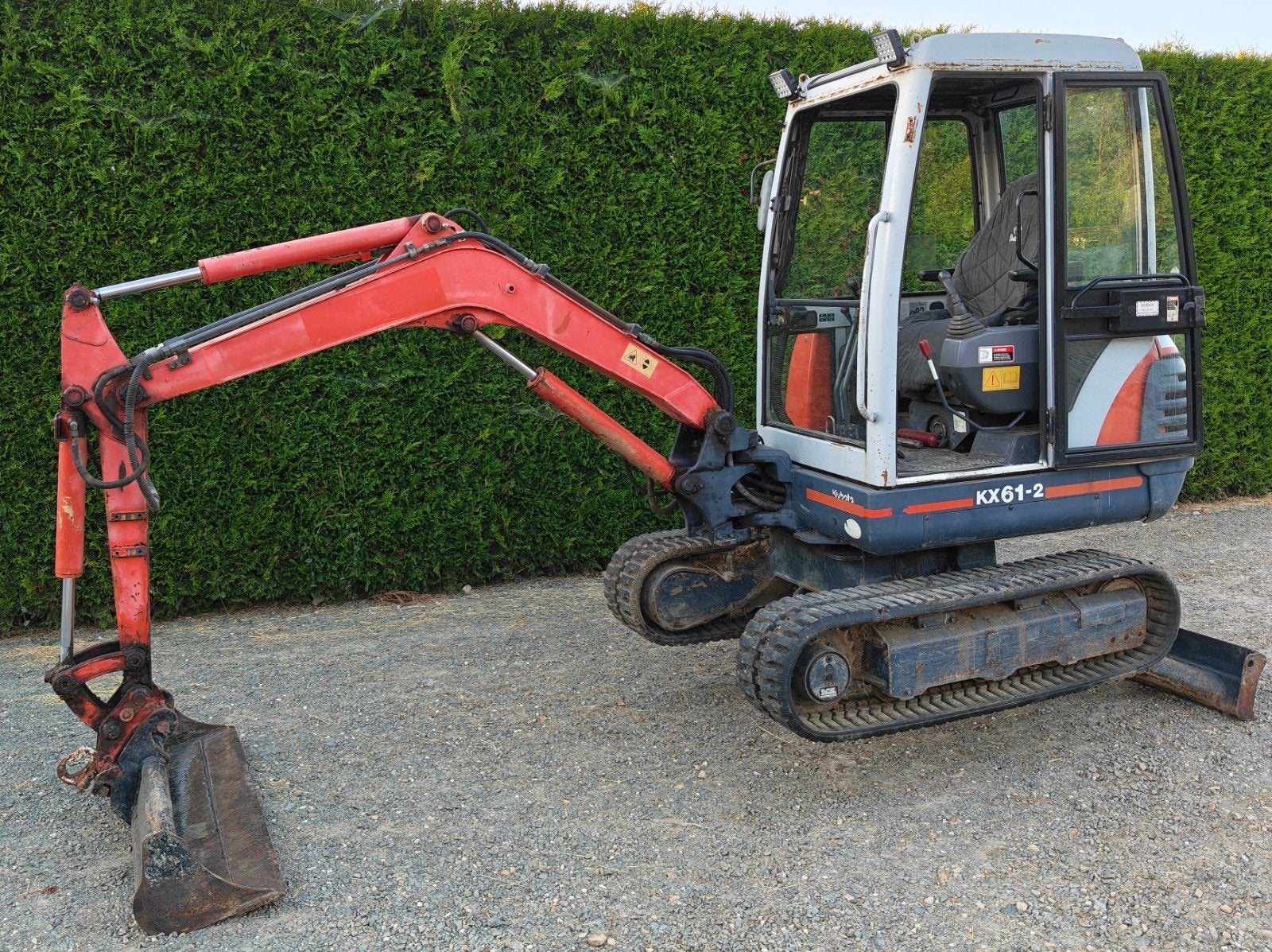 Kubota graafmachine, Enlèvement, Excavatrice