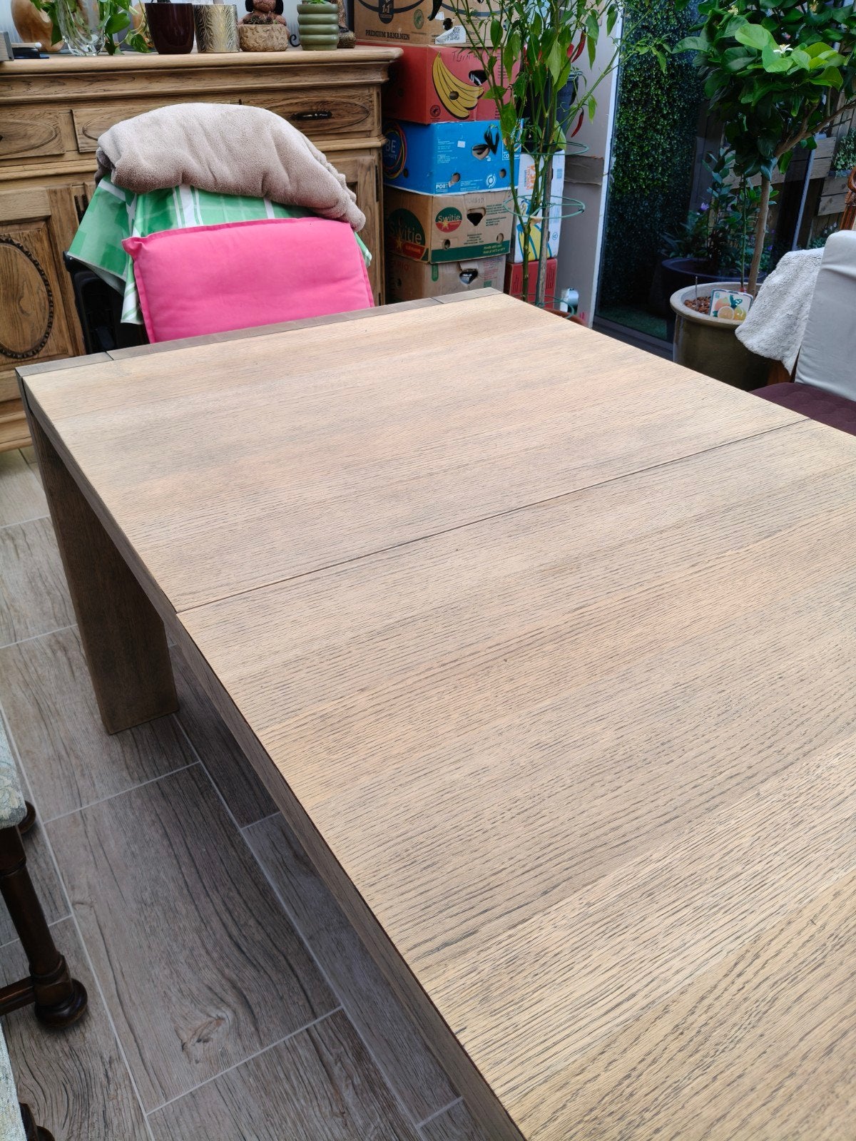 zware eiken tafel, Ophalen of Verzenden
