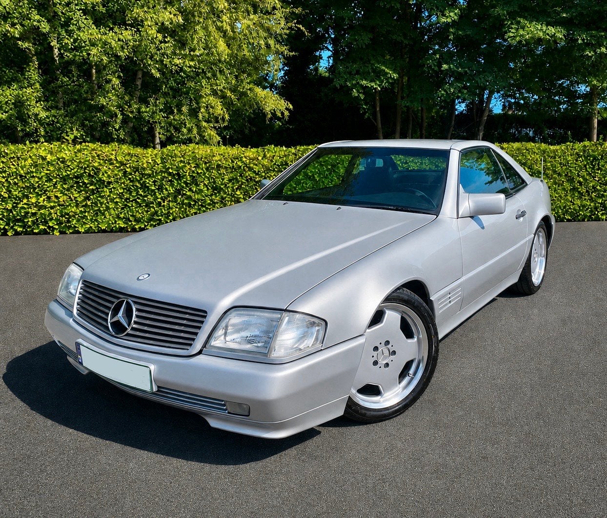 Mercedes SL Sportline 18 pouces ✅ Cabrio Hardtop, Autos, Cuir, Argent ou Gris, Achat, Pack sport