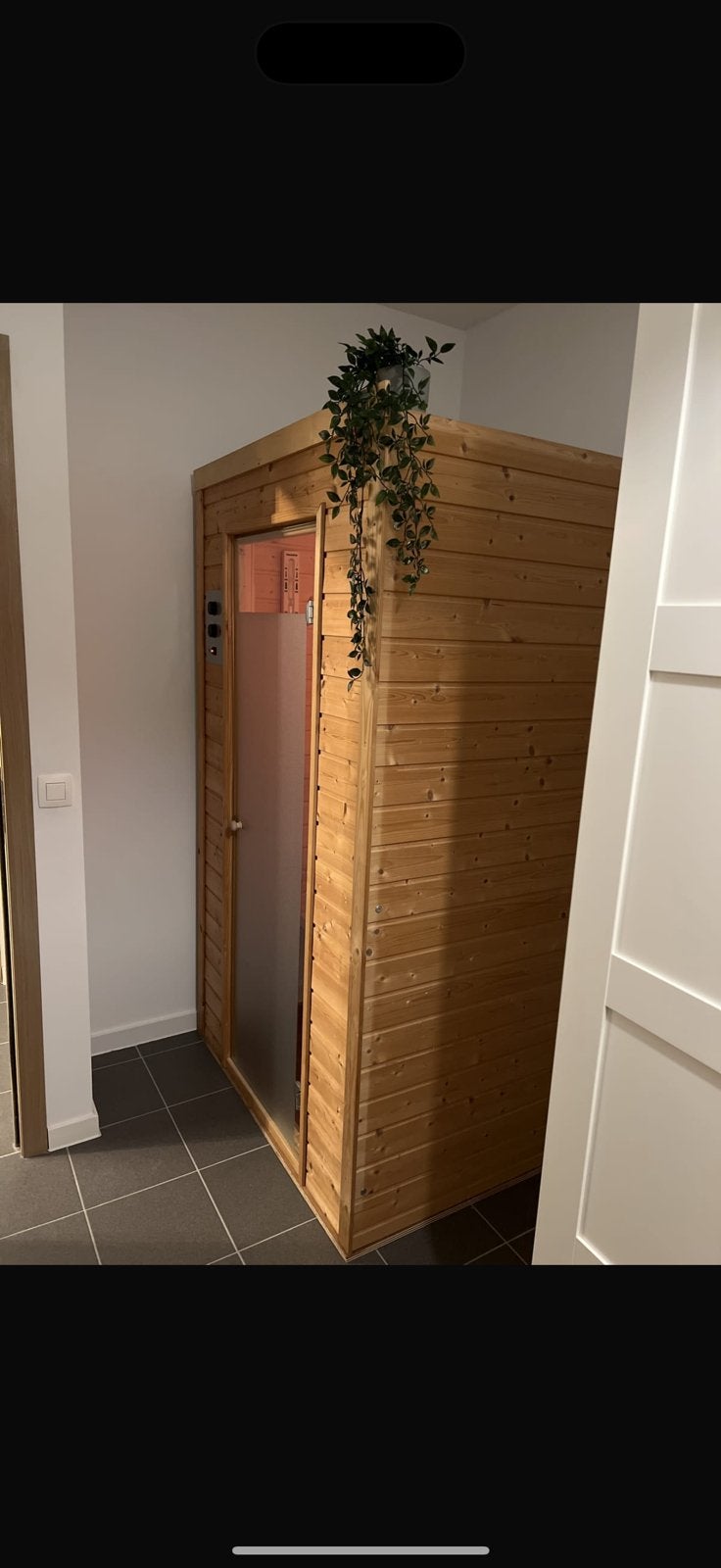 Sauna cabine 1-2 personen, Sports & Fitness, Enlèvement, Comme neuf