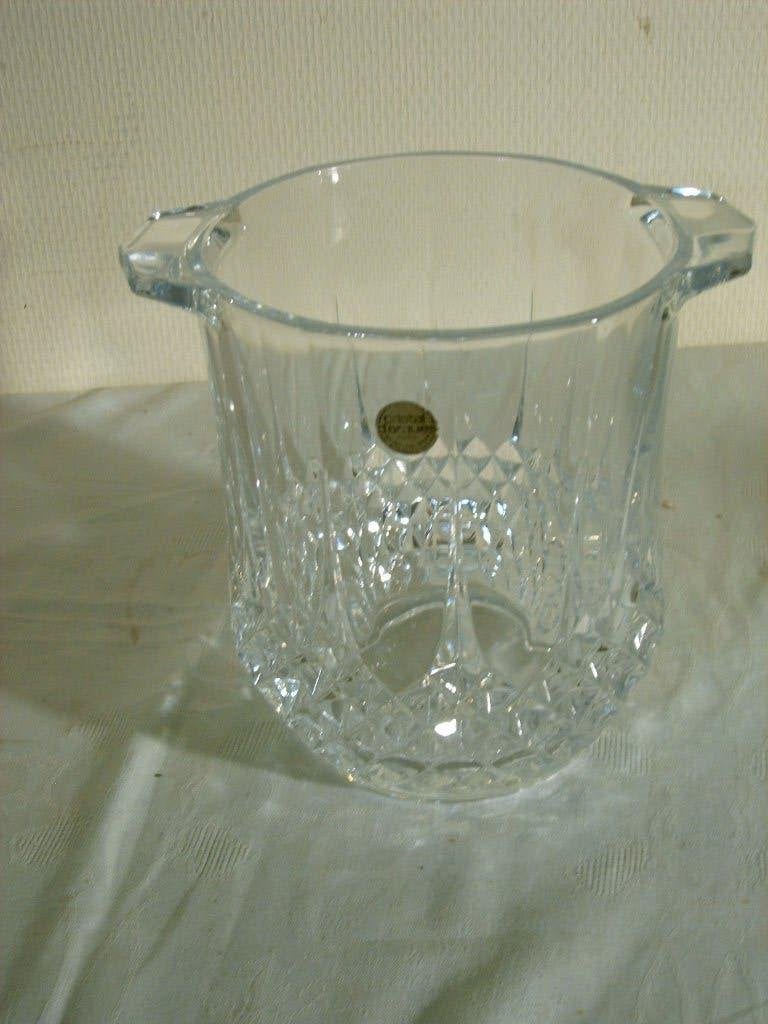 Refroidisseur à champagne en cristal., Enlèvement ou Envoi, Comme neuf, Cristal, Autres types