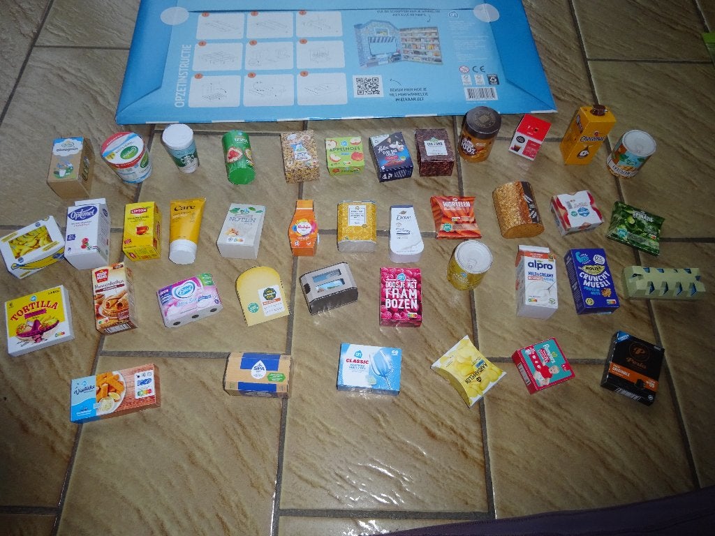 Albert Heijn winkeltje met producten, Verzamelen, Supermarktacties, Albert Heijn, Ophalen of Verzenden