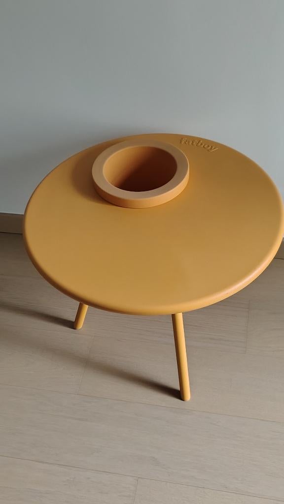 Fatboy bakkes tafeltje, Ophalen