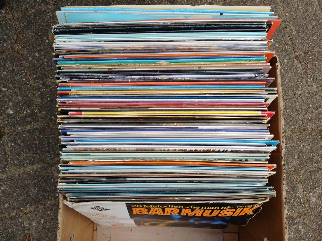 Lot de vinyles bon marché - 79 pièces, Enlèvement