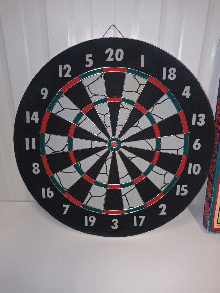 Dubbelzijdig Dartbord, Sport en Fitness, Ophalen of Verzenden, Dartbord