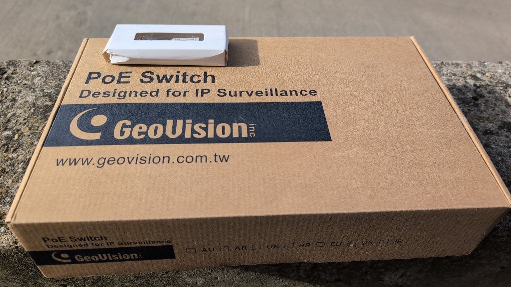 GeoVision GV-APOE0811 8-poorts PoE+ switch voor IP-camera's, Computers en Software, Ophalen of Verzenden, Nieuw