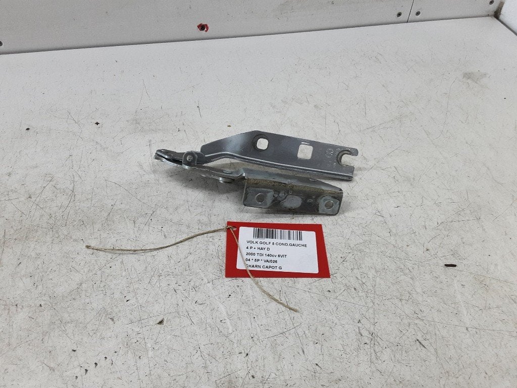CHARNIERE DE CAPOT GAUCHE Volkswagen Golf V (1K1) (0823301), Volkswagen, Mevr. I. Hauben, Utilisé, Rue de l'Espoir 34 34
4030  GRIVEGNÉE, BE