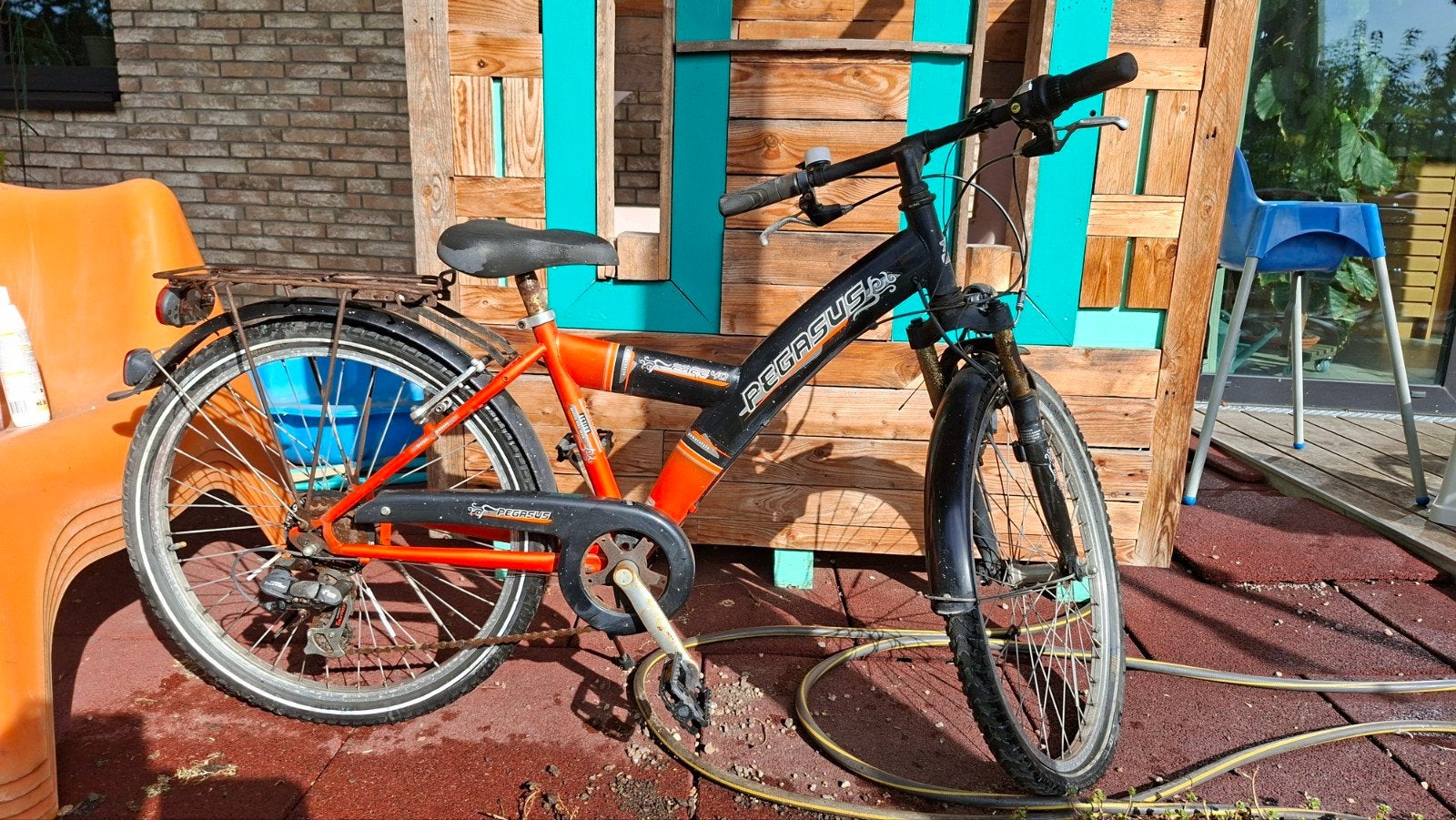 Kinderfiets (6-8jaar), Frein sur jante, Moins de 47 cm, Acier, Enlèvement