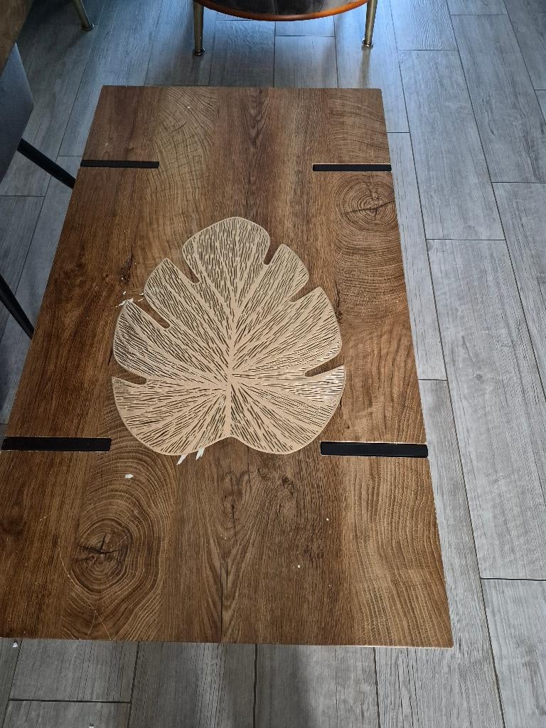 Salontafel, Ophalen, Gebruikt, Minder dan 50 cm, Rechthoekig