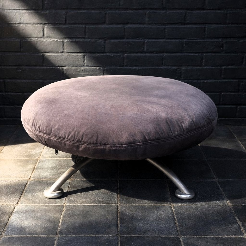 Pouf haut de gamme élégant, Rond, Enlèvement, Utilisé, 75 à 100 cm