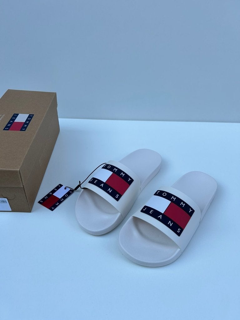Tommy Jeans Slippers Heren 42, Vêtements | Hommes, Chaussures, Neuf, Chaussons, Enlèvement ou Envoi, Blanc
