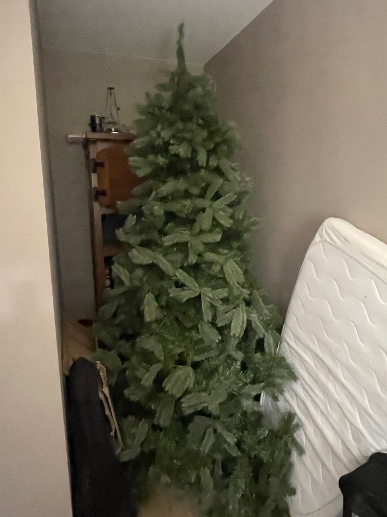 Kerstboom, Ophalen, Groen, Gebruikt, Kunststof