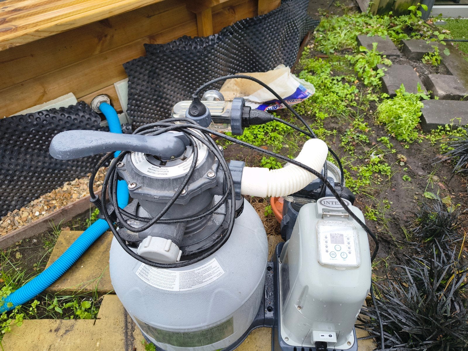 Intex zwembad filterpomp met zoutwater functie, Tuin en Terras, Ophalen, Gebruikt, Filter
