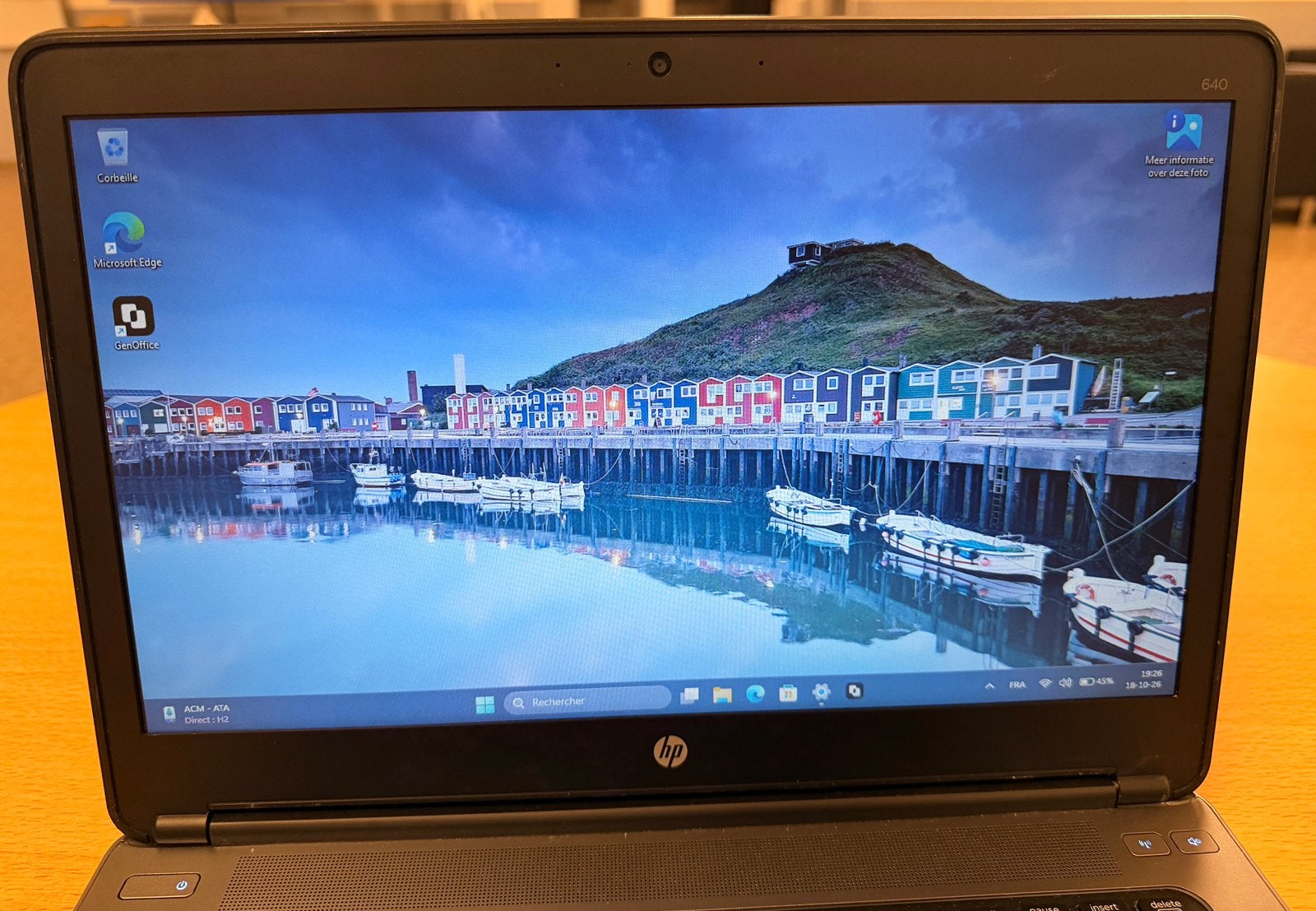 HP Probook i5,8 Go, 128 Go SSD Win11 Pro, Reconditionné, Enlèvement, SSD, Azerty
